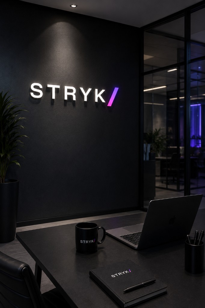Modern STRYK office strategy room